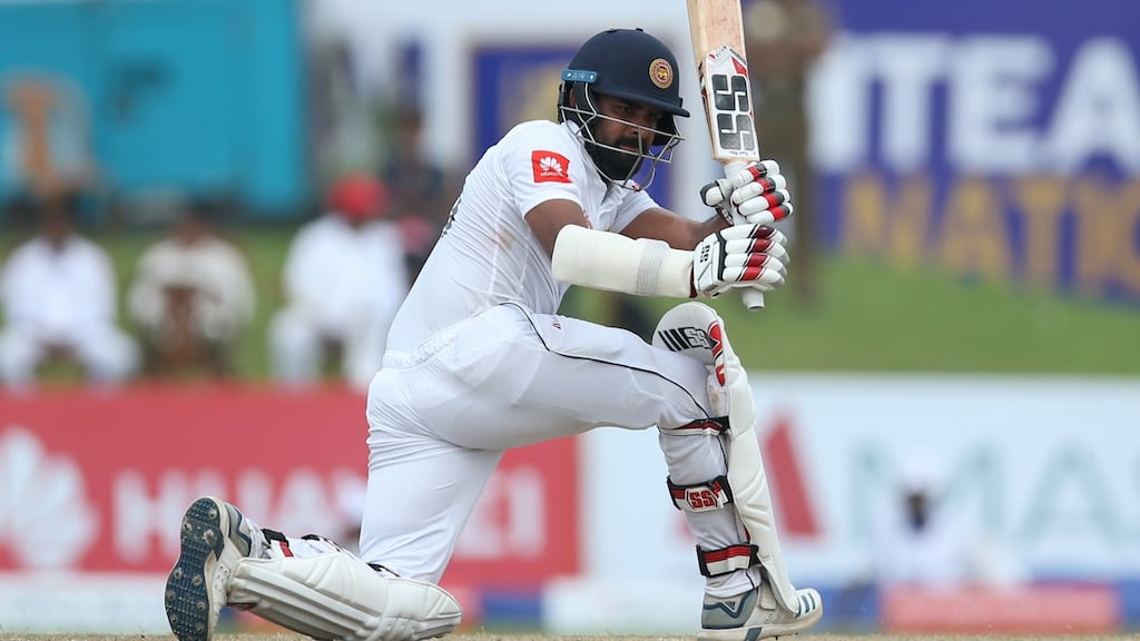 Lahiru Thirimanne top scored for Sri Lanka with 111. Photo: Buddhika Weerasinghe/Getty Images