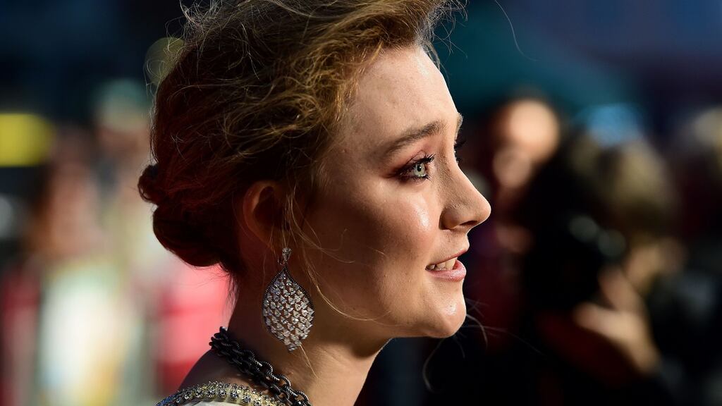Irish actor Saoirse Ronan who stars in the ‘Brooklyn’ arriving at the Savoy Cinema for the Irish premiere. Photograph: Ian West/PA Wire