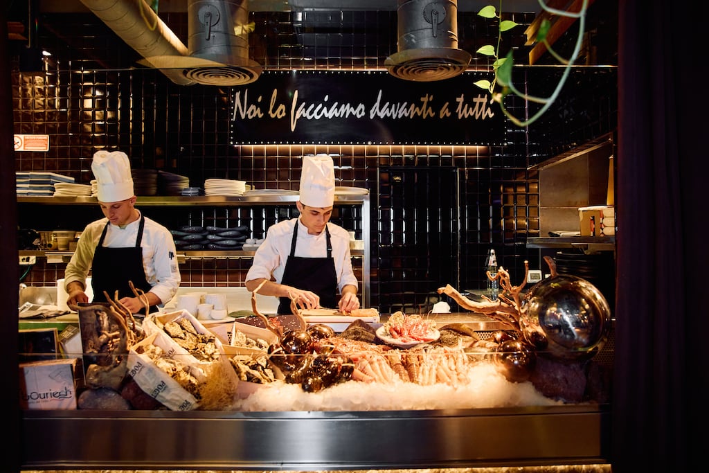 Florence: Chefs in action at Cestello Firenze, one of the 'sceniest' restaurants in town