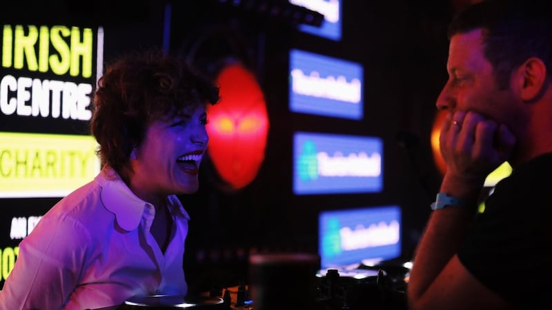 Annie Mac and Dermot O’Leary kicked off the after party at the London Irish Centre.