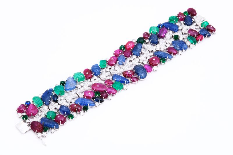 A “tutti frutti" gem-set bracelet (€40,000-€60,000)