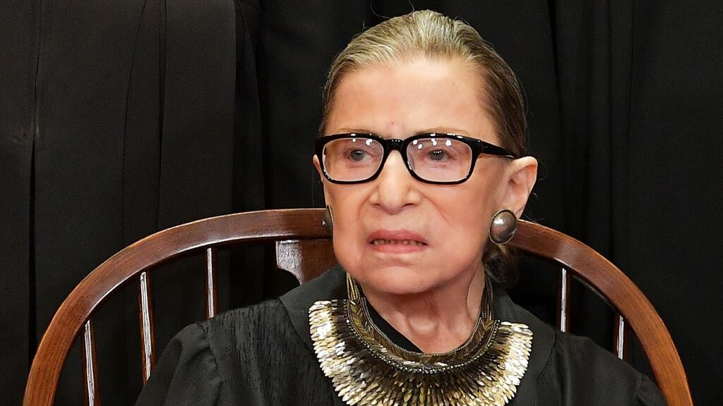 Ruth Bader Ginsburg, who joined the court in 1993, had two cancerous nodules in her left lung removed in December. Photograph: Mandel Ngan/AFP/Getty Images