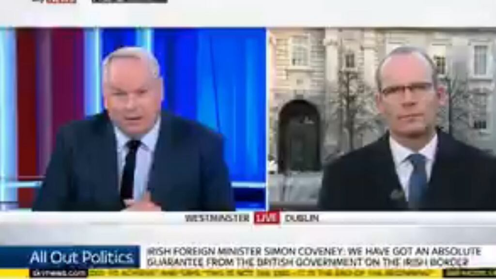 Simon Coveney was asked if the ‘kerfuffle’ over the phase one deal was worth it