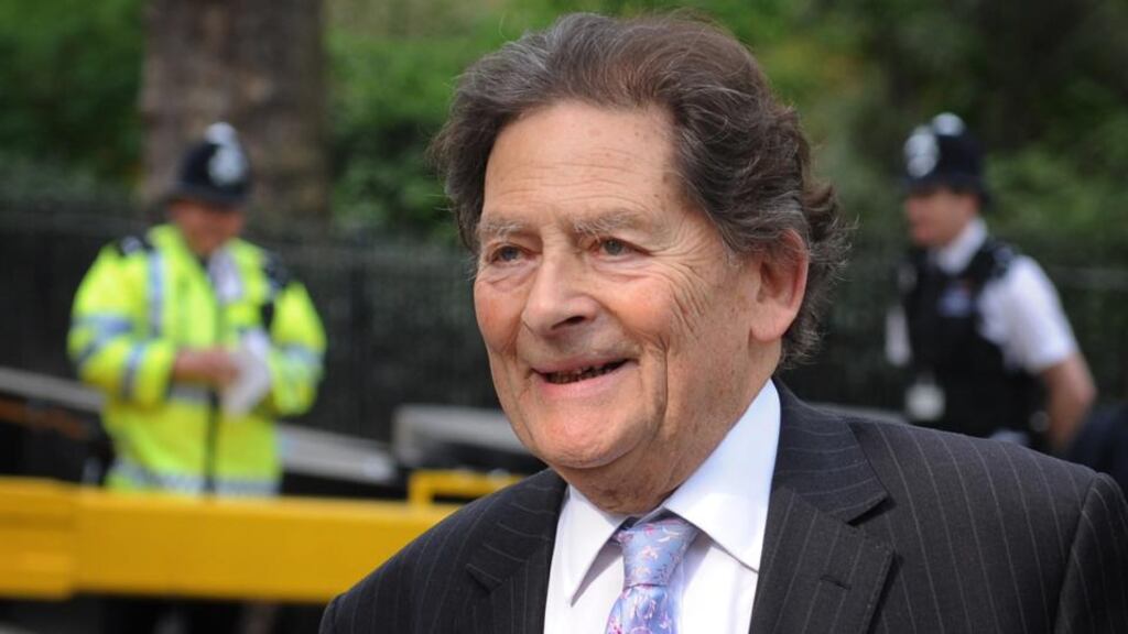 Former British chancellor of the exchequer Nigel Lawson: argues that Britain should quit the single market altogether. Photograph: PA