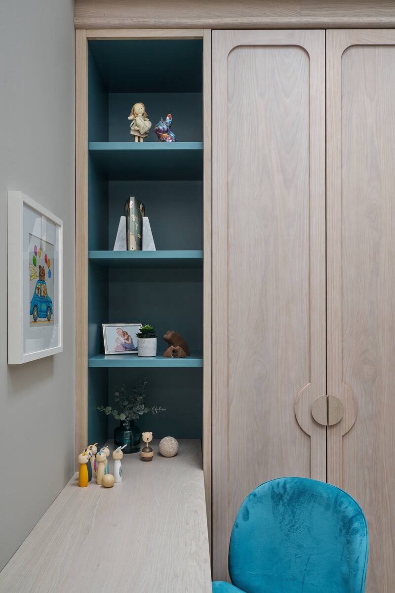 Creating a calm and peaceful space was the design brief for the bedrooms. Photograph: Gareth Byrne