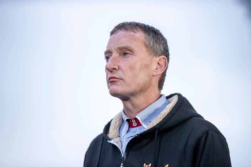 Anthony Burke: 'Every time he walks outside his house, he added, “I see Yousef Palani that night as he shoved the knife in my eye'. Photograph: Tom Honan for The Irish Times.