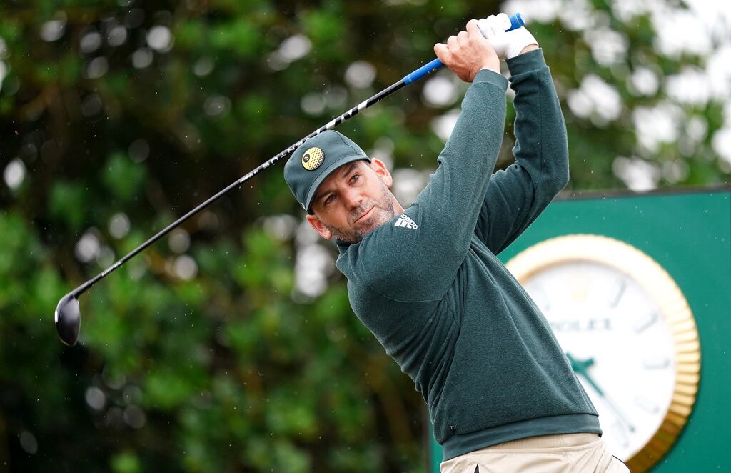 Former Masters champion Sergio Garcia. Photograph: David Davies/PA Wire