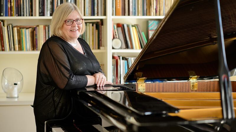 Geraldine Cotter is this year’s winner of the Mórglór award at Glór, Ennis, Co Clare on Saturday