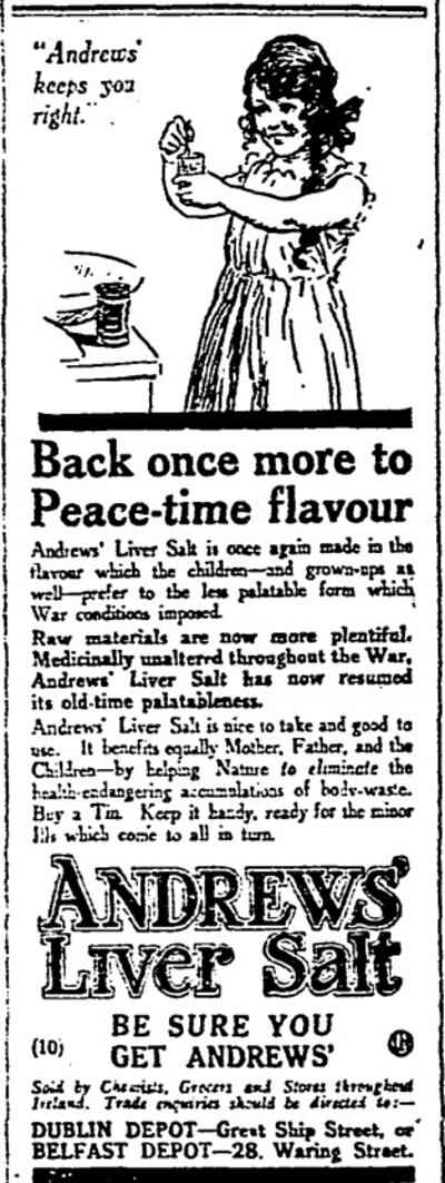 The Irish Times - Thursday, May 15th, 1919.