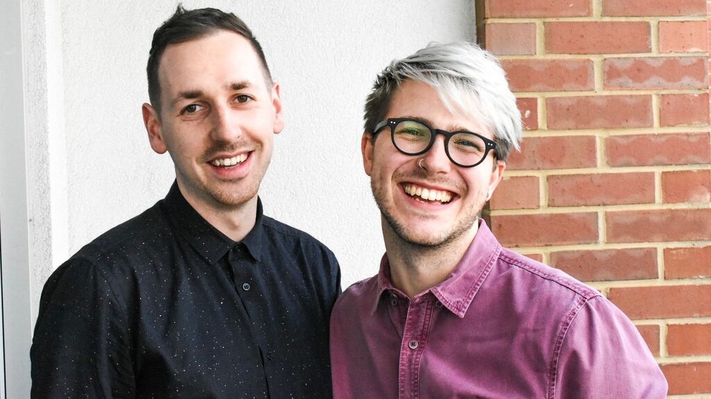 Patrick Hanlon (left) and Russell James Alford