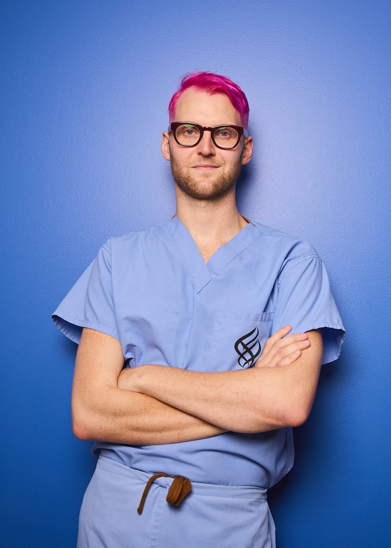 Dr Blair Peters, a plastic and reconstructive surgeon. Photograph: Leah Nash/The New York Times