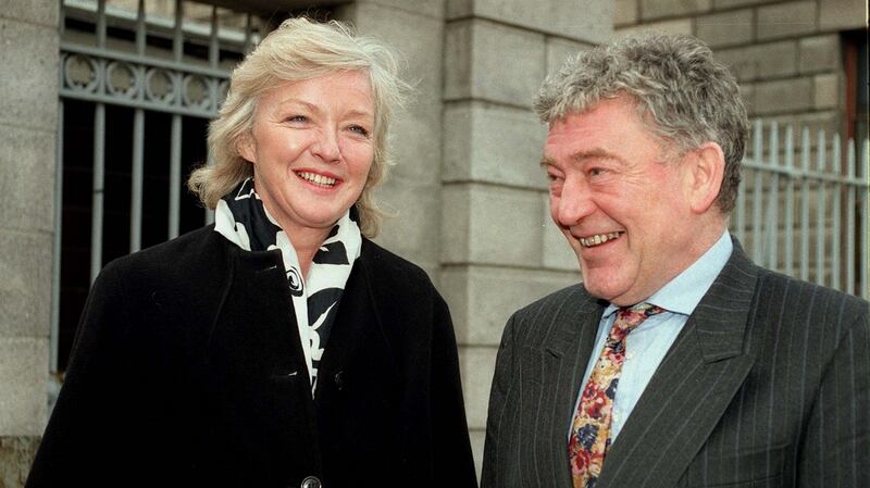 Marian Finucane, who died in 2020, with her husband John Clarke, who died this year. Photograph: Alan Betson