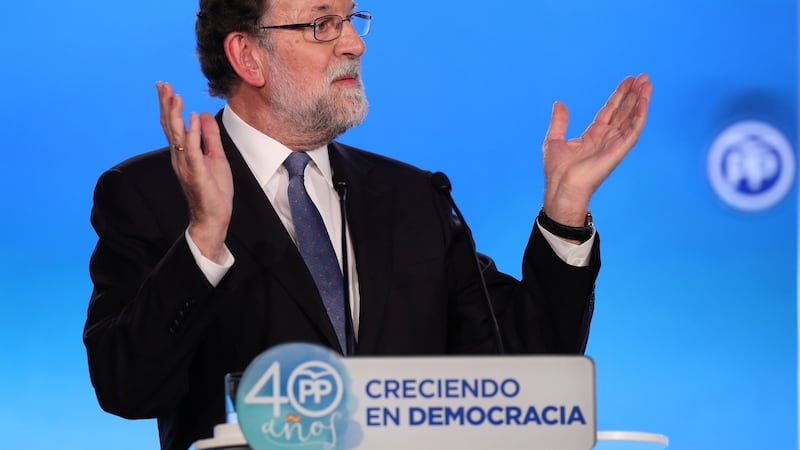 Spanish prime minister Mariano Rajoy. He and his conservative Popular Party (PP) government say the referendum is illegal. Photograph: Albert Gea/Reuters