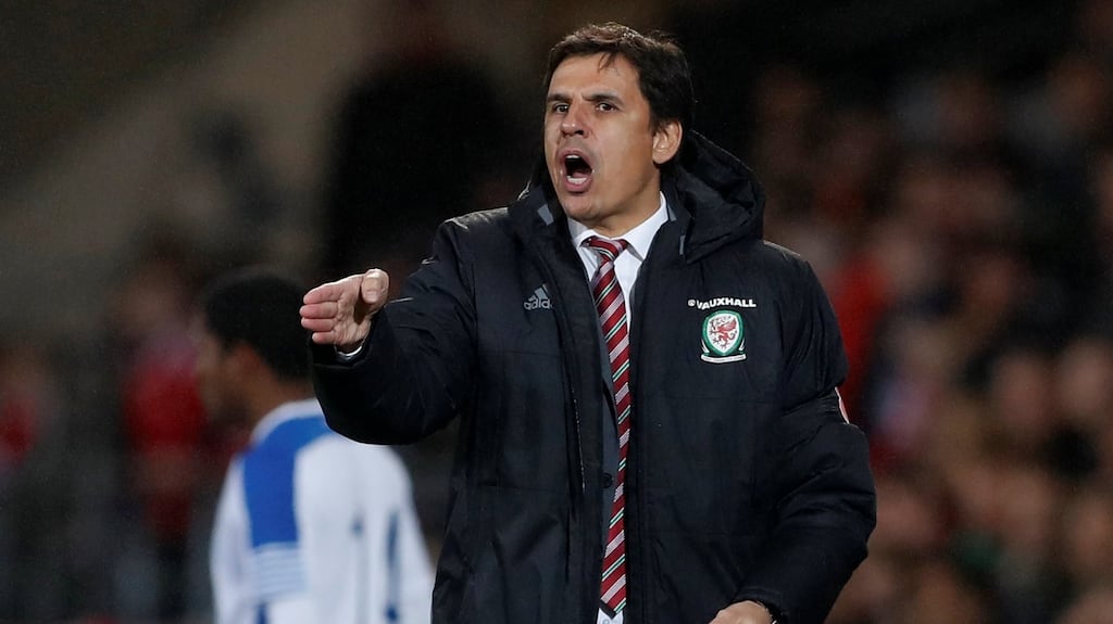Chris Coleman’s big tournament experience appears to trump the other contenders. Photograph: Matthew Childs/Reuters