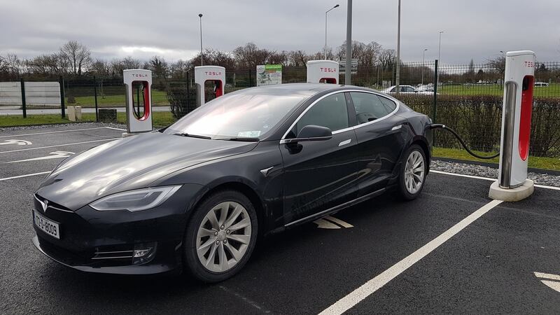 The supercharger stations are on the main motorway networks of Europe
