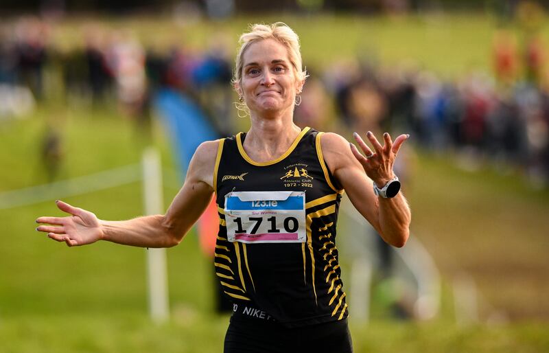 Ann-Marie McGlynn: 'I’m just glad that I’m still racing, fit and healthy, and everybody around me is healthy.' Photograph: Ramsey Cardy/ Sportsfile