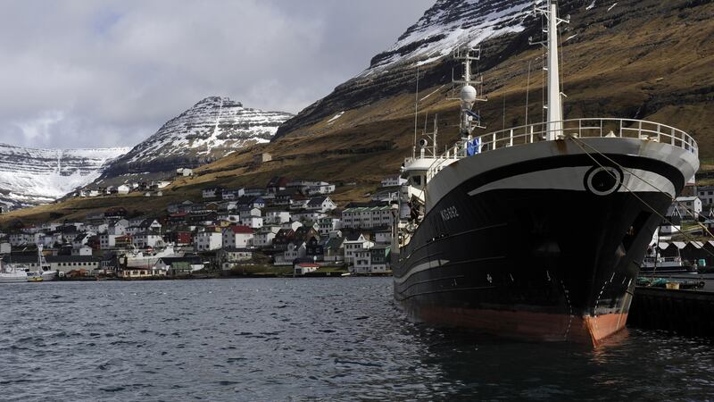 Klaksvik harbour on Borooy Island, Faroe Islands. Photograph: Getty