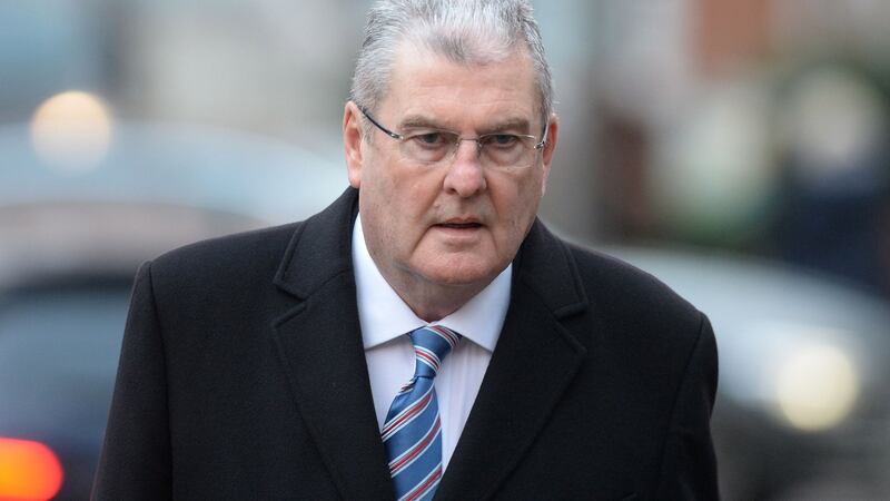 Graham Mackrell arriving at Preston Crown Court, in north west England. Photograph: Peter Powell/EPA