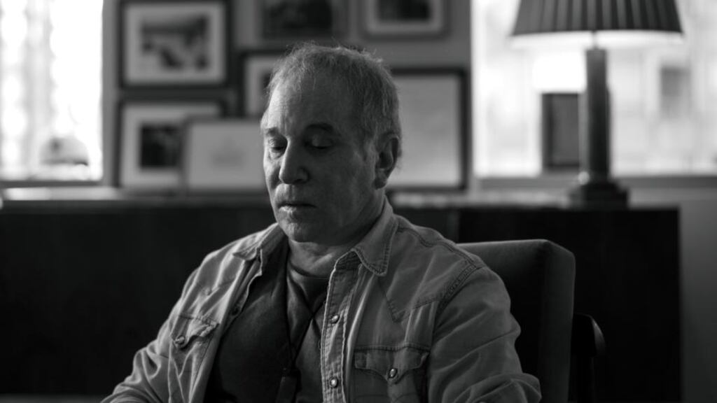 Paul Simon at his office in New York – despite having just turned 75, his creative output is showing no signs of slowing. Photograph: NYT
