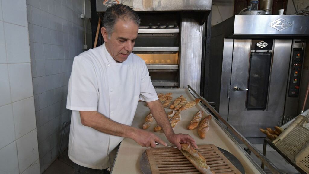 Flour mills in Lebanon delivered supplies only to bread bakeries on Monday and Tuesday. File photograph: Fethi Belaid/AFP via Getty Images
