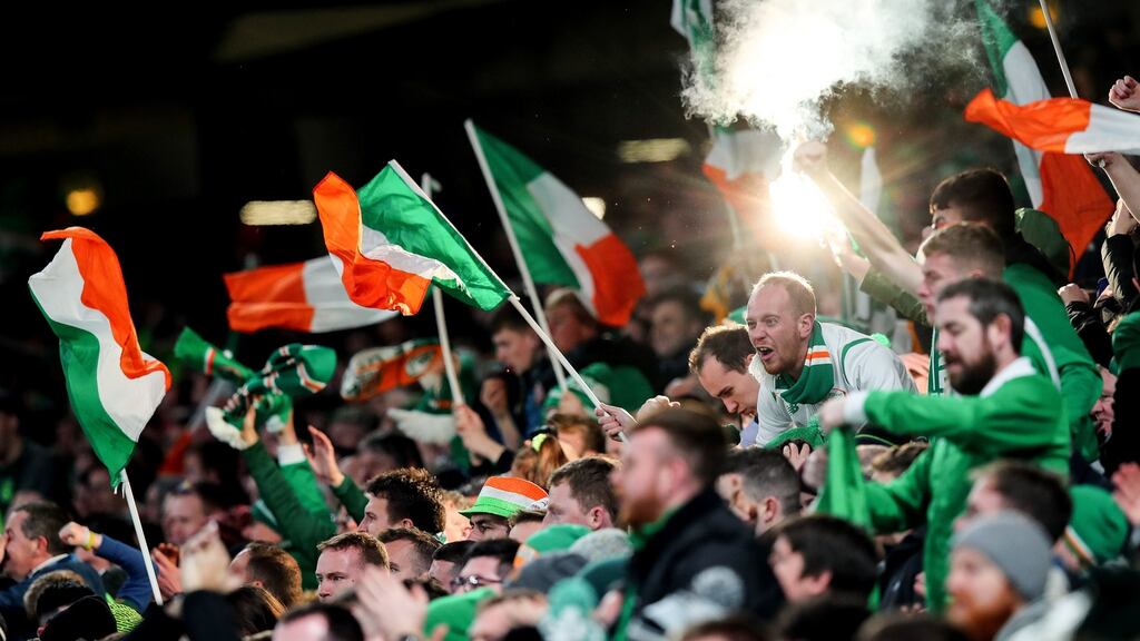 The FAI are increasingly hopeful that Ireland fans could attend internationals in September. Photo: Ryan Byrne/Inpho