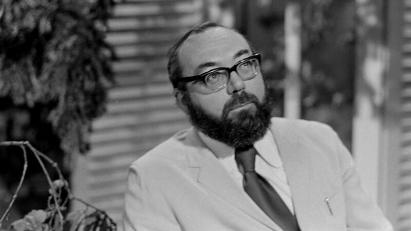 Thomas Kinsella, who retold the Táin legend with Louis le Brocquy, in the 1960s. Photograph: RTÉ