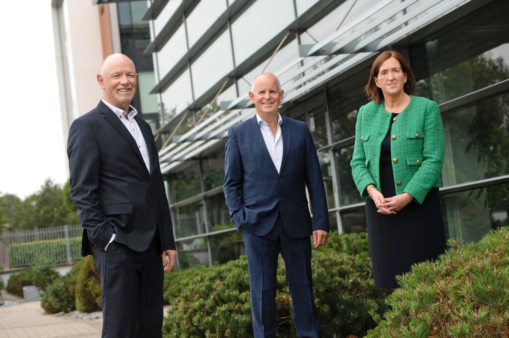 Dave Murphy, chief executive; Brendan Jennings, chairman; and Rosita Fennell, chief financial officer