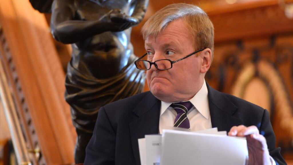 Scottish Liberal Democrat MP  Charles Kennedy at the British Irish Chamber of Commerce  business conference at the Titanic building in Belfast last night. Picture: Mark Marlow/Pacemaker Press