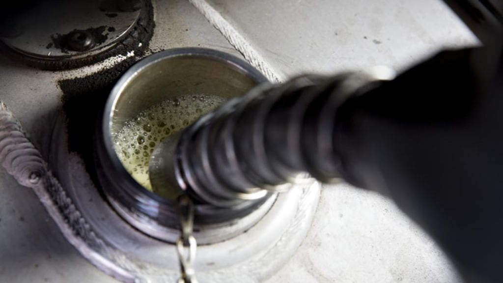 Diesel prices: the Government would be sensitive to the haulage sector’s needs as Brexit approached, Denis Naughten said. Photograph: Daniel Acker/Bloomberg