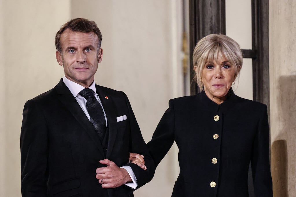 The Macrons' dynamic piques the French public’s interest. Photograph: Ludovic Marin/AFP via Getty Images