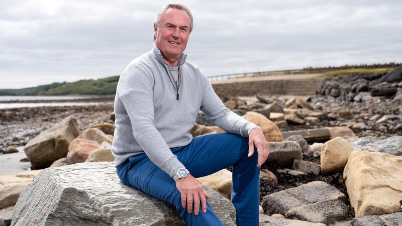 Raymond Nolan at the pier outside Mountcharles, Co Donegal. Photograph: Joe Dunne