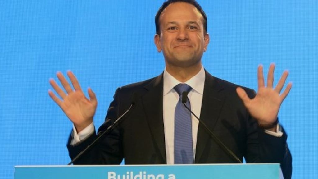 Taoiseach Leo Varadkar will address the Fine Gael ard fheis on Saturday evening. File photograph: Lorraine Teevan/PA