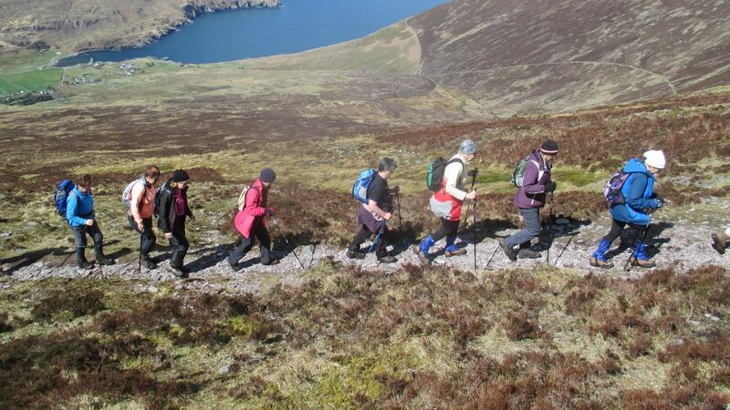 Cnoc na dTobar pilgrim path in Co Kerry