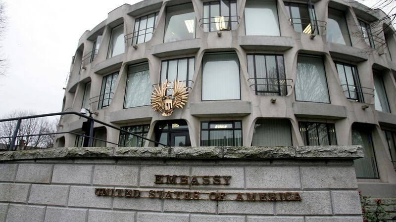 The current American embassy in Ballsbridge, Dublin. Photograph: Cyril Byrne