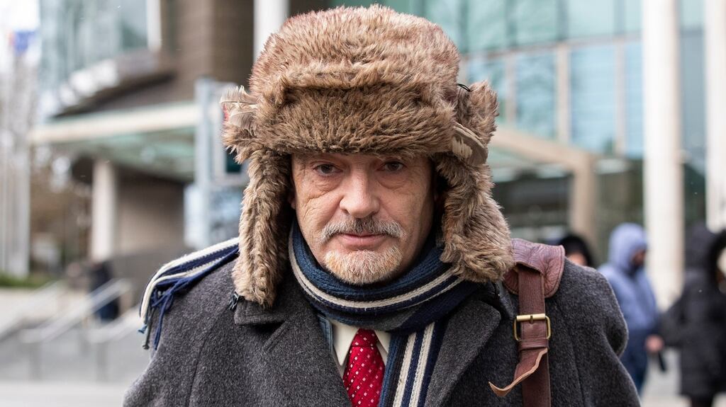 Ian Bailey leaving the High Court on Monday after his extradition hearing. Photograph: Collins Courts