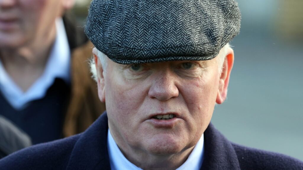 Former Wicklow Co Council principal officer Frank O’Toole leaving court this afternoon. Photograph: Nick Bradshaw/The Irish Times