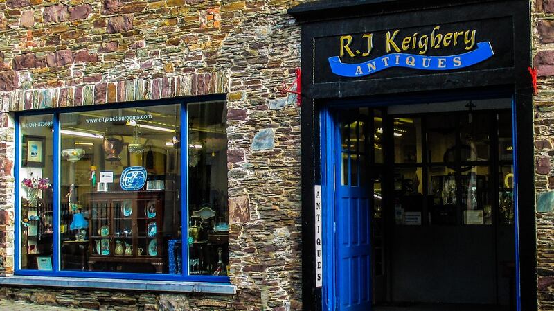 RJ Keighery’s antique shop and sale rooms, Waterford