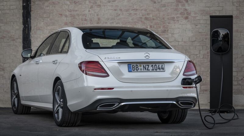 The Mercedes-Benz E300 diesel plug-in hybrid boasts 306bhp and 700Nm of torque, which delivers a 0-100km/h time of just 5.6 seconds. Photograph: Daimler AG