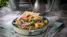 Papardelle with corned beef, cabbage and Coolea cheese