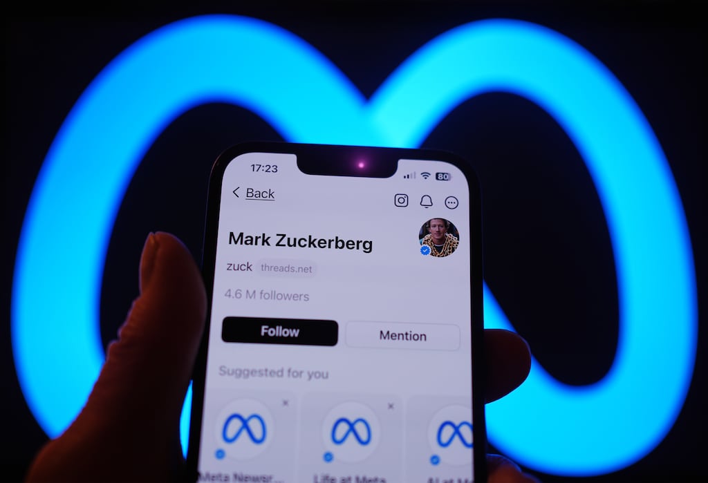 In addition to ending its fact-checking programme, Meta is also changing its hateful conduct policy. Photograph: Yui Mok/PA