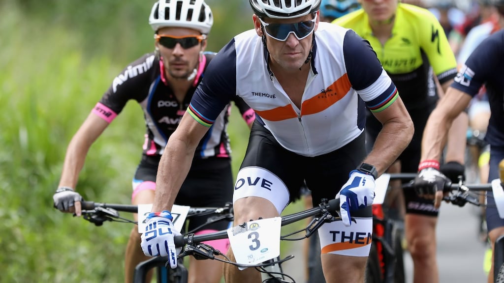 Lance Armstrong: throughout The Move he’s at times as self-mocking as he is unequivocally unapologetic, often both subject and butt of his own many jokes. Photograph: by Ezra Shaw/Getty Images)