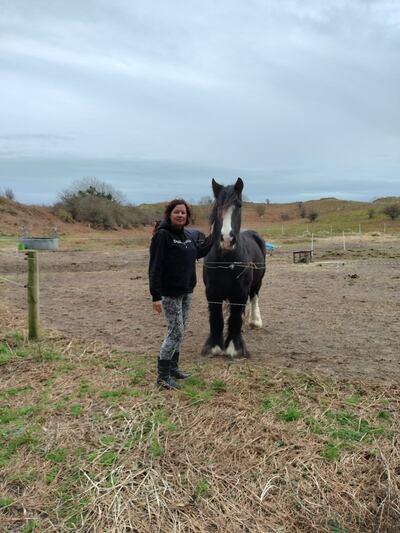 Jillian Godsil with Lucy.