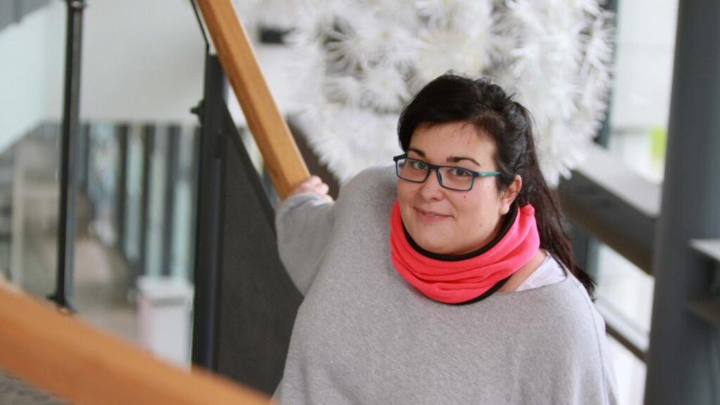 “I have an interest in working with young people and how they see the world,” says playwright Stefanie Preissner, who suffers from depression. Photograph: Nick Bradshaw