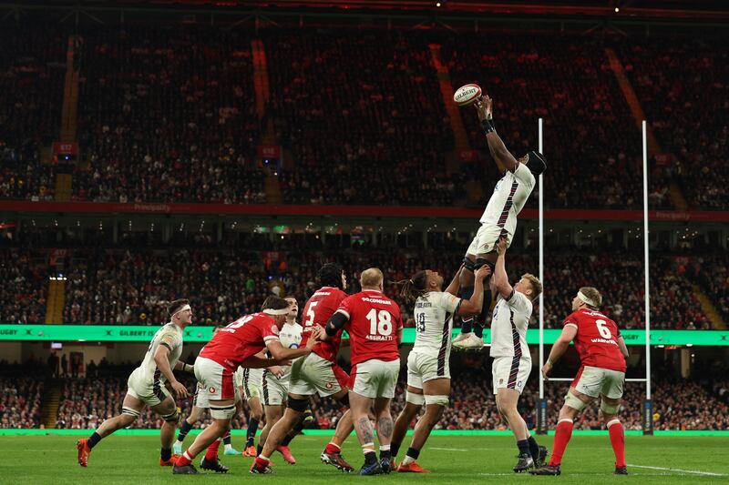 England's Maro Itoje. Photograph: Adrian Dennis/AFP/Getty Images