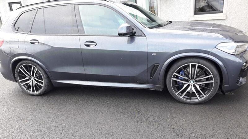 One of the seized vehicles.