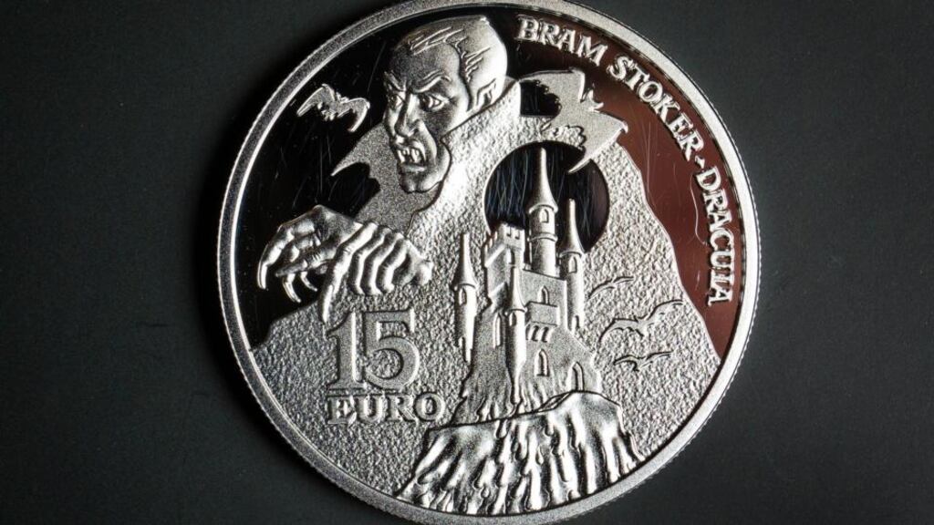 The limited-edition coin designed by David Rooney.