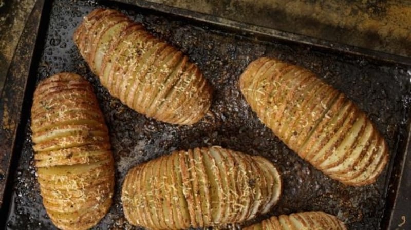 Jess Murphy’s Hasselback potatoes