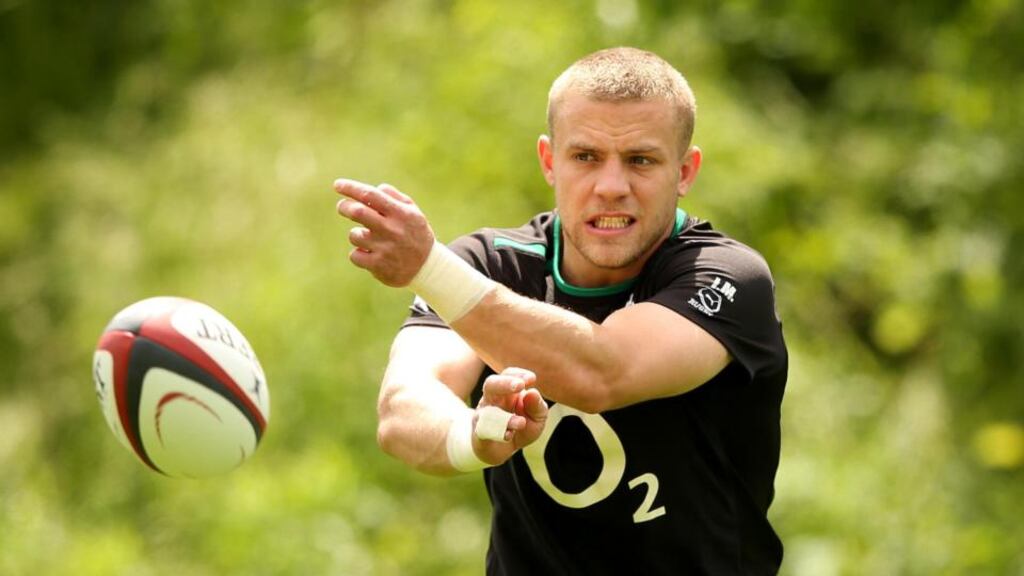 Ian Madigan is preferred again to Paddy Jackson at outhalf. Photograph: Billy Stickland/Inpho