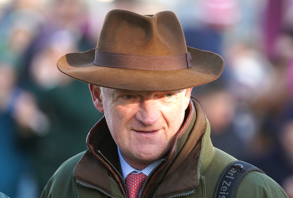 Willie Mullins secured his 4,000th winner at Fairyhouse on Saturday. Photograph: Brian Lawless/PA