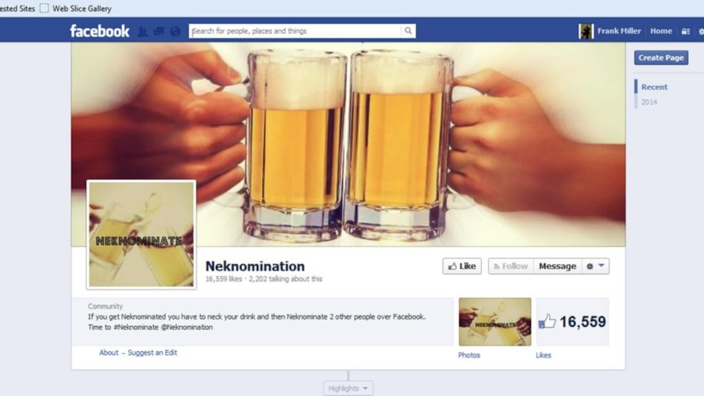 A Northern Ireland judge who was filmed engaging in the so-called fad of neknomination by downing a shot of alcohol at a family event has apologised for her “foolish behaviour”.